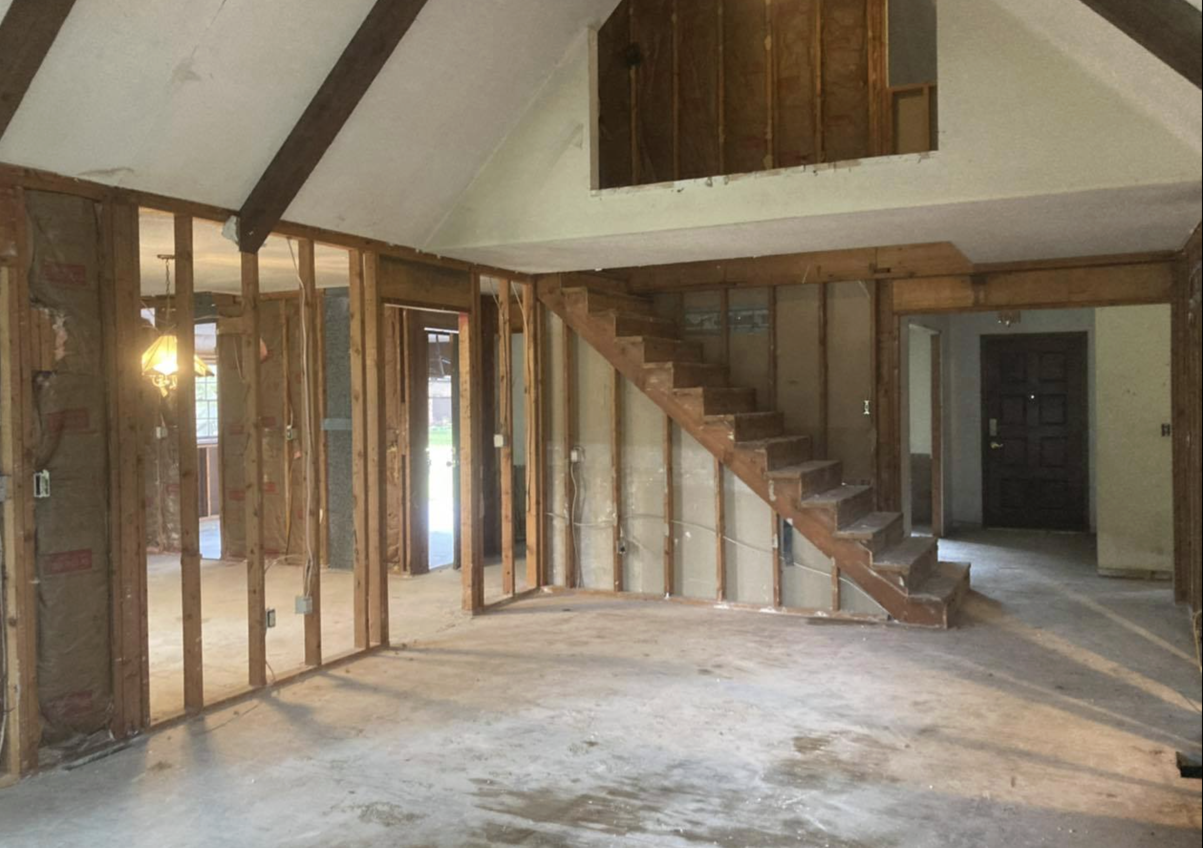 Cleanup and demolition job site from Kidd's Clean Up and Demo